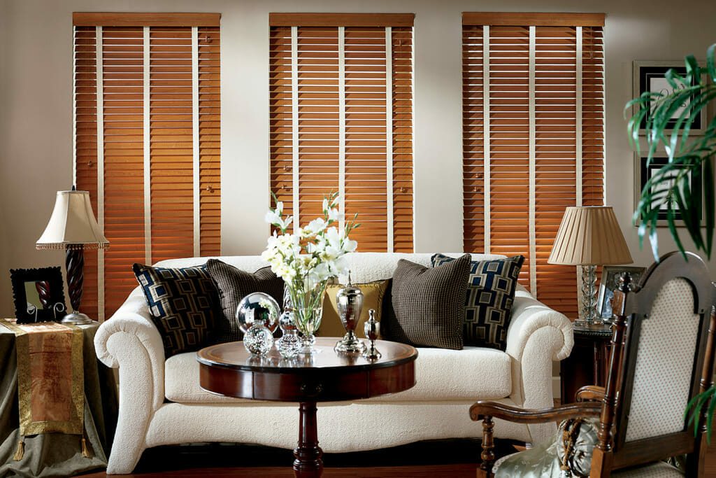 wooden blinds